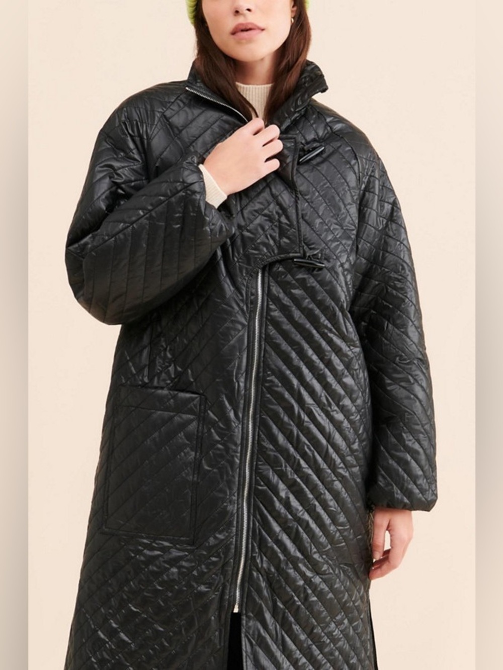 Moon River Oversized Quilted Puffer Coat